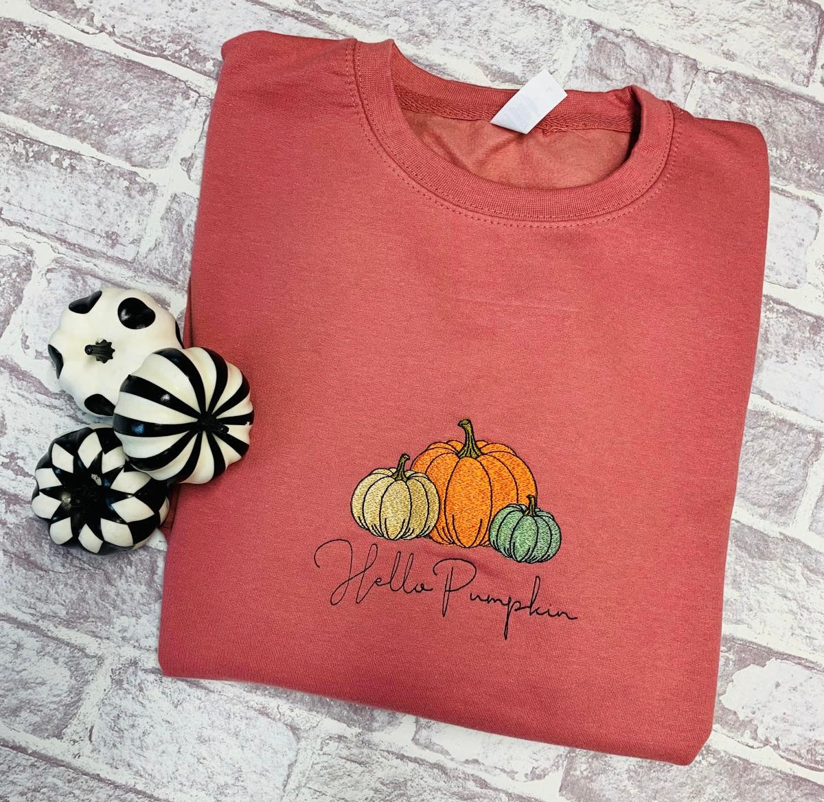 Hello Pumpkin Appliqué Sweatshirt