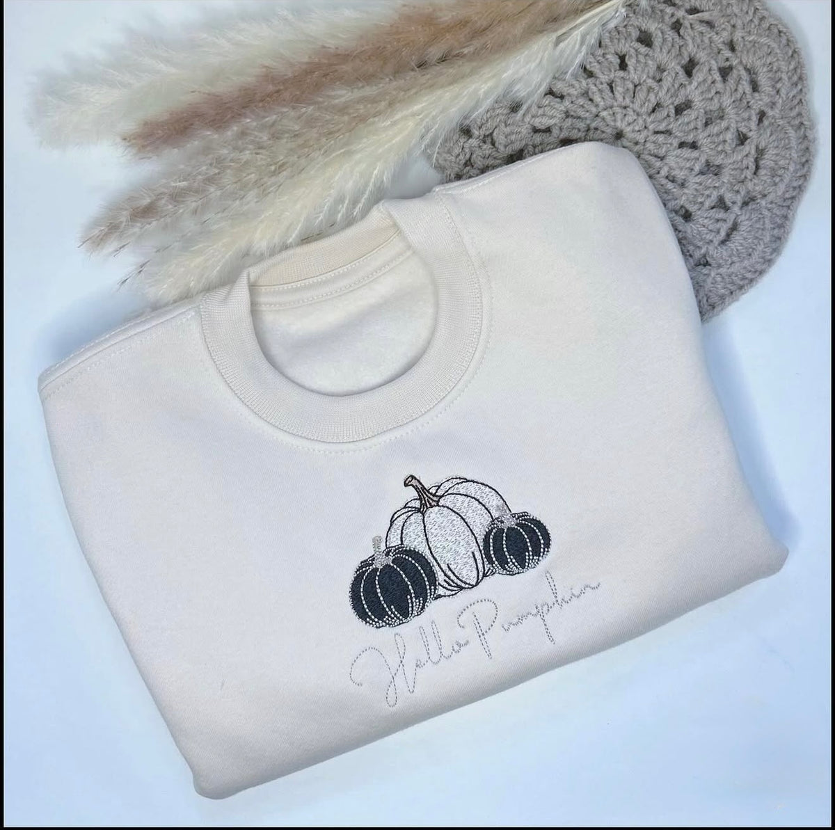 Hello Pumpkin Appliqué Sweatshirt