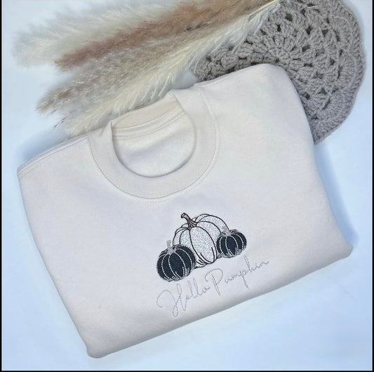 Hello Pumpkin Appliqué Sweatshirt